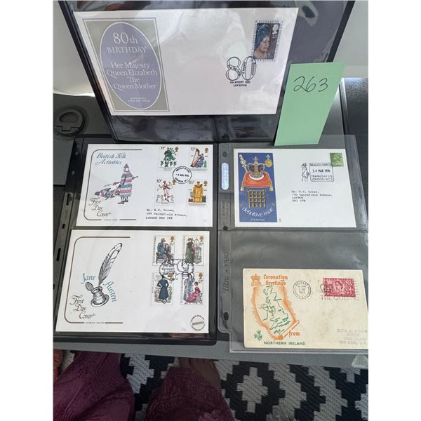 Great Britain First Day Cover Lot Queen Mother 1953 Coronation Jane Austen FDC
