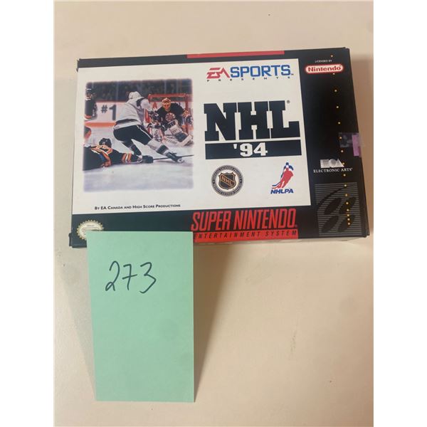 SEALED SUPER NINTENDO NHL 94 (NEW IN BOX)