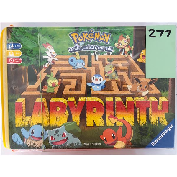 Ravensburger Pokemon Labyrinth Strategy Shifting Maze Family Board Game Complete