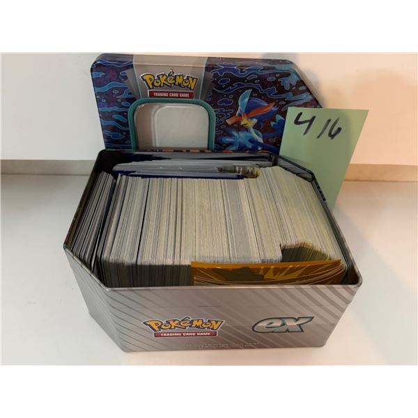 Pokemon Card Bulk MIX Lot ex Tin Hundreds of Cards Holos Rare Toploaders Included TCG