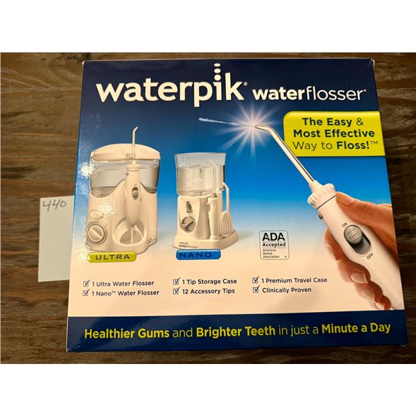 Waterpik Ultra and Nano Water Flosser Combo Pack System 12 Tips Case Box New
