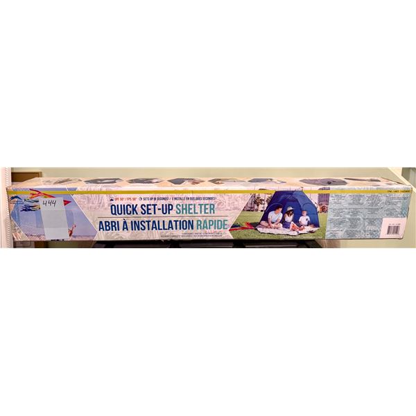 Wild Land Quick Set Up Shelter 1421605 Beach Tent Sun Shade Clip Up Porch New