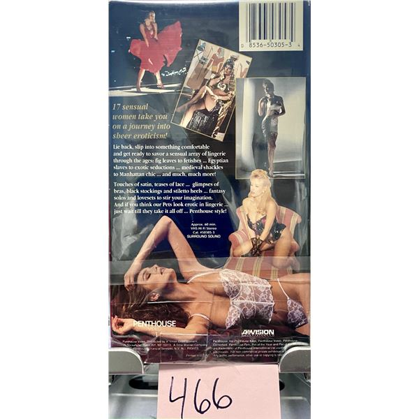 Penthouse Video Satin & Lace VHS 1992 Vintage Retro Lingerie Erotic History 50305