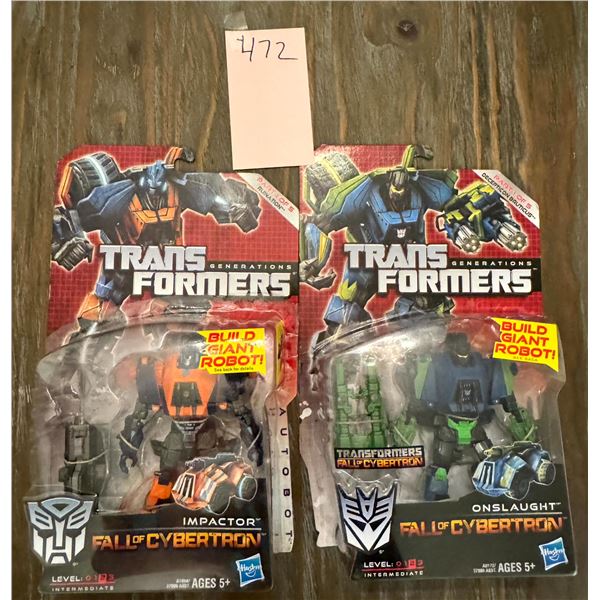 Transformers Fall of Cybertron Lot Onslaught Impactor Deluxe Figure Hasbro Sealed
