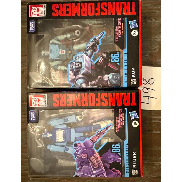 Transformers Studio Series 86 Lot Deluxe Kup Blurr 1986 Movie Figures Hasbro New