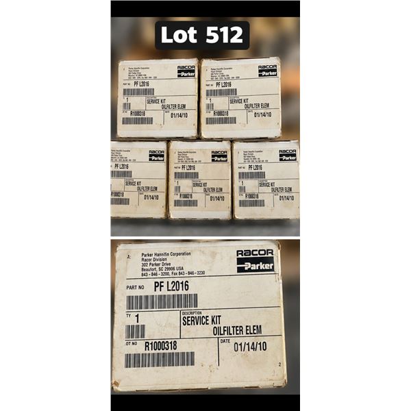 Parker Racor PF L2016 Oil Filter Service Kit Ford 6.0L 6.4L Powerstroke Lot of 5