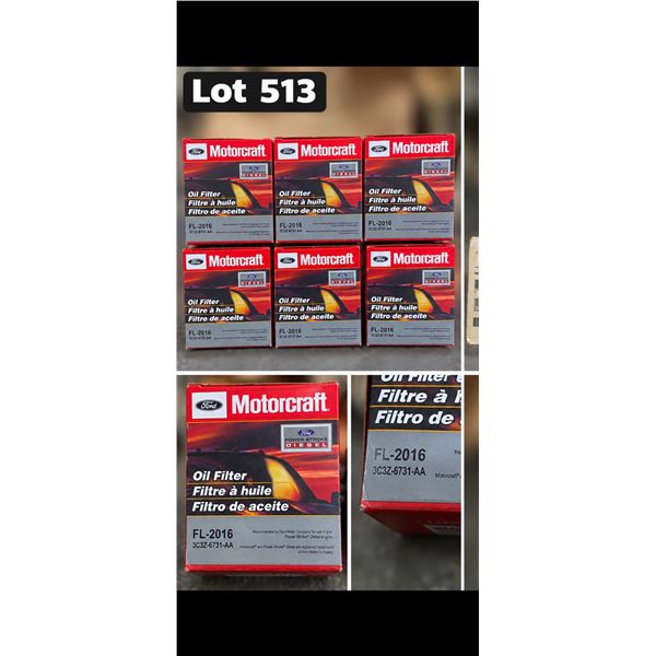 Motorcraft FL2016 Oil Filter Ford 6.0L 6.4L Powerstroke Diesel 3C3Z6731AA Lot of 6