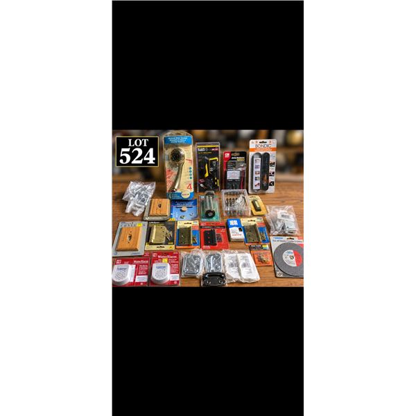 mix lot mostly new Klein Tools Screwdriver Multimeter Shower Head Bondic Liquid Plastic Hardware Lot