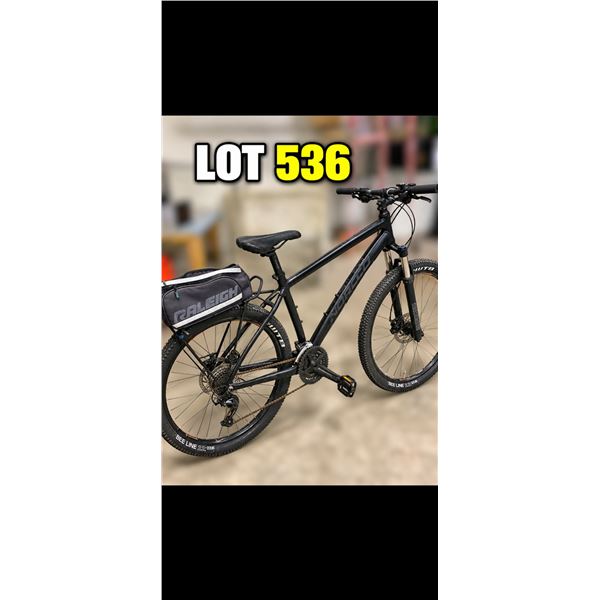 Norco Storm Mountain Bike Disc Brakes WTB Tires Raleigh Rear Rack Cargo Bag Lot