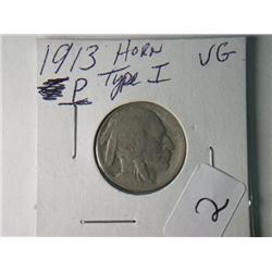 1913-P  BUFFALO NICKEL