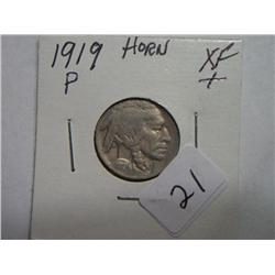 1919  P BUFFALO NICKEL