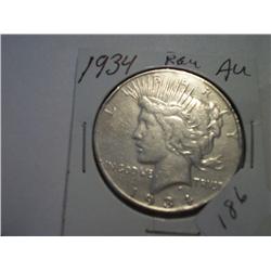 1934 PEACE DOLLAR