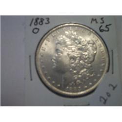 1883-O MORGAN DOLLAR