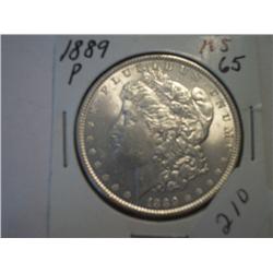 1889-P MORGAN DOLLAR