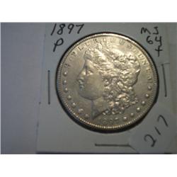 1897-P MORGAN DOLLAR