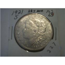 1921-S"MORGAN DOLLAR