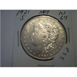 1921-S"MORGAN DOLLAR