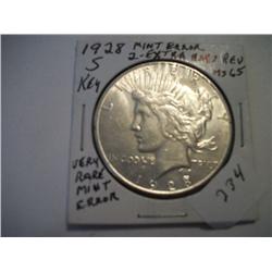 1928-S PEACE DOLLAR