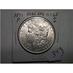 1891-P MORGAN DOLLAR