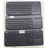 Image 1 : Lot of (3) Logitech K400+ Wireless Keyboards w/Built in Touchpad