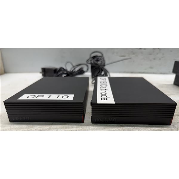 (2) Buffalo #HD-EDS6U3-BC External Hard Drives w/Power Cords