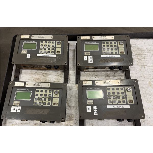 (4) SKS Welding Systems #Multiprocess-Q8p Controllers