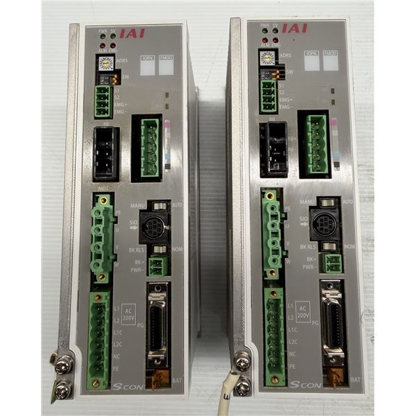 (2) IAI #SCON-CA-60I-DV-0-2 Actuator Controller #RCS2-SA7C-I-60-8-800-T2-N