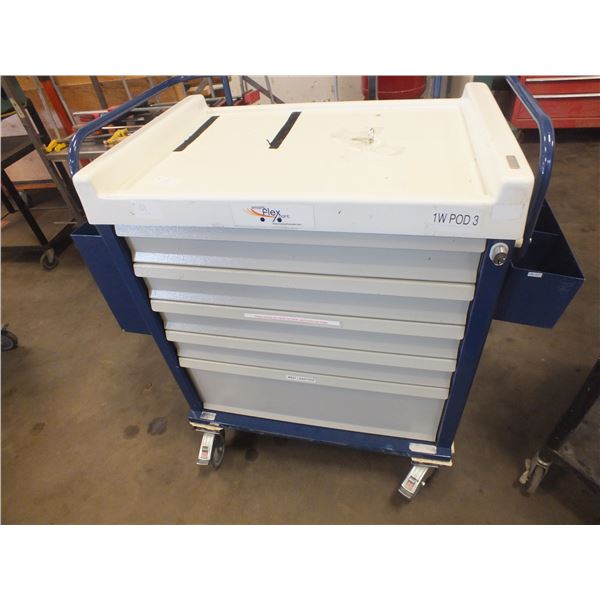 5 Drawer Storage Cart On Wheels