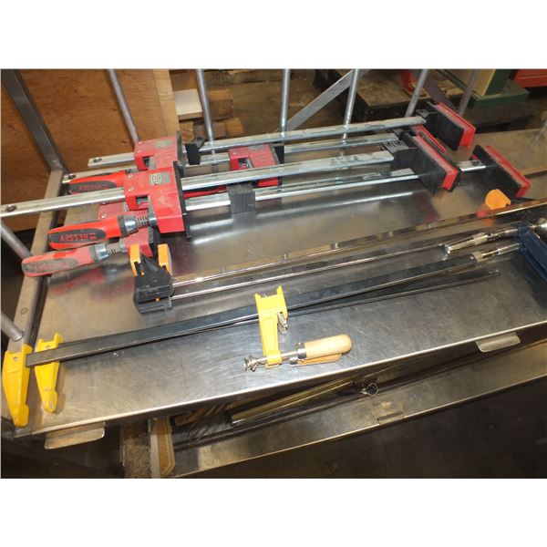 13 Assorted Clamps