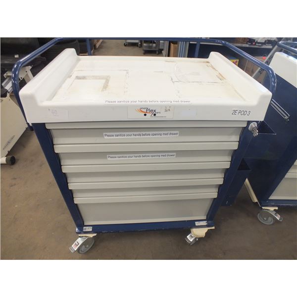 5 Drawer Tool Cart On Wheels