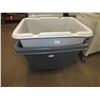 Image 1 : Two Plastic Tubs On Wheels