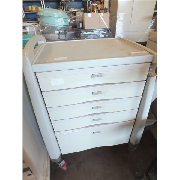 5 Drawer Storage Cart On Wheels