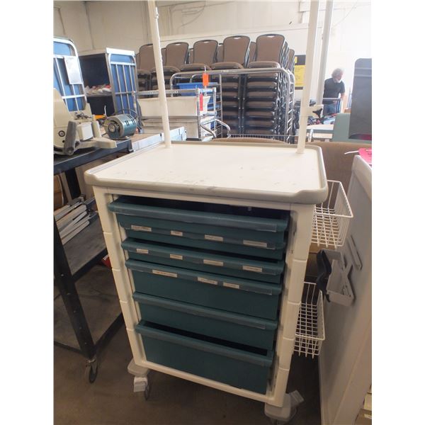6 Drawer Tool Cart On Wheels