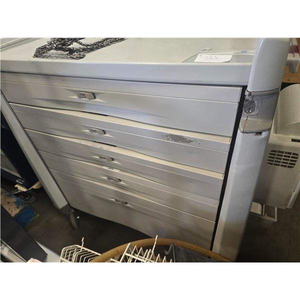 5 Drawer Storage Cart On Wheels