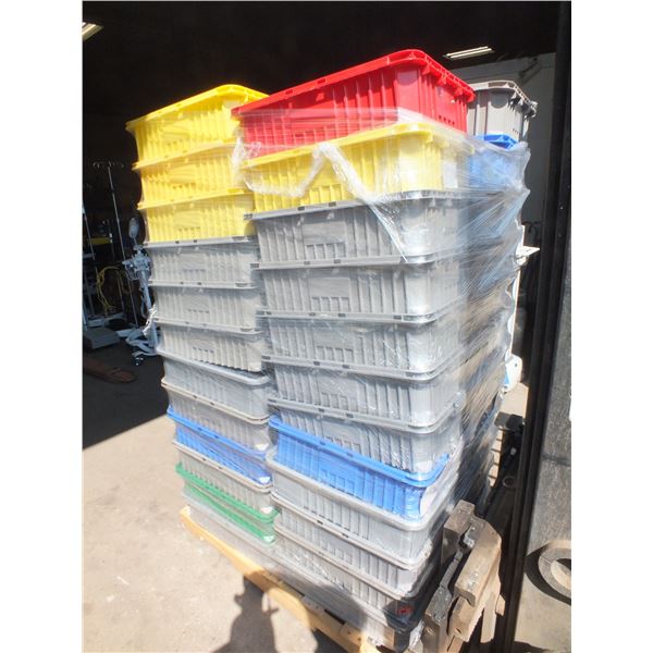 Pallet Of Plastic Bins