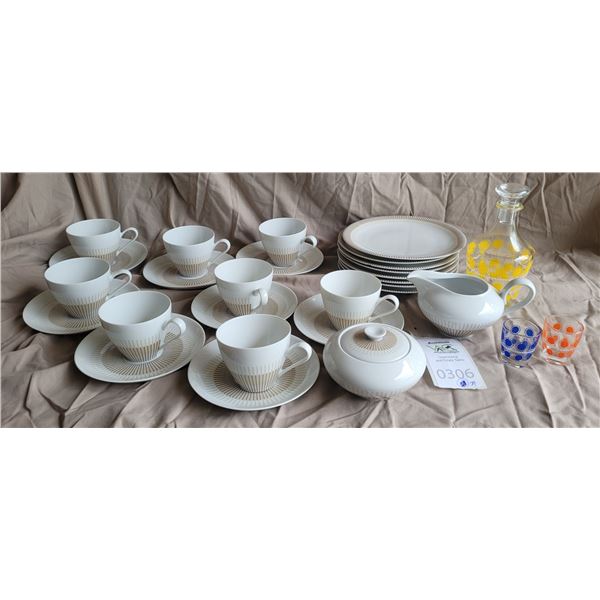 S1 Vintage Teaset & Decanter Set A