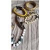 Image 14 : S1 Wicker Box With Costume Jewelry A