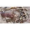 Image 18 : S1 Wicker Box With Costume Jewelry A