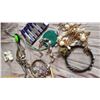 Image 22 : S1 Wicker Box With Costume Jewelry A