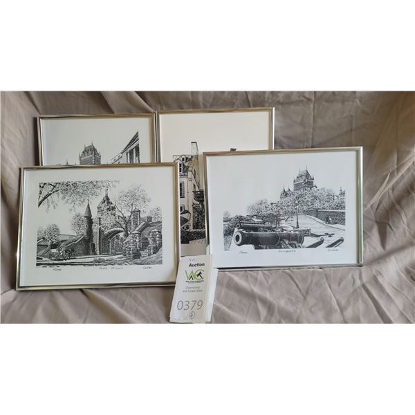 S1 5 Framed Pen & Ink by Marc B