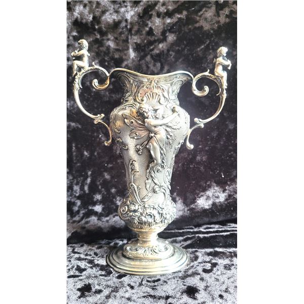 S1 Sterling Silver Art Nouveau Vase A