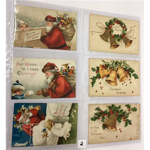 Clapsaddle Holiday Greeting Postcards Album Approx. 80