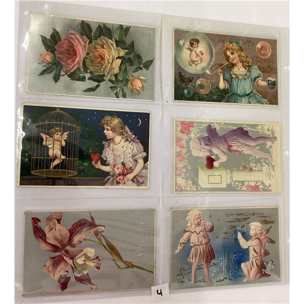 Valentine's Day Holiday Greeting Postcard Album Approx. 85