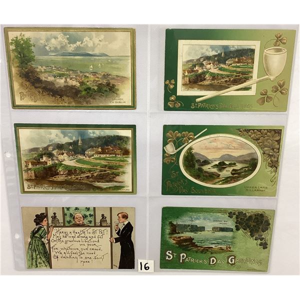 St. Patrick's Day Holiday Greeting Album Approx. 75 Postcards
