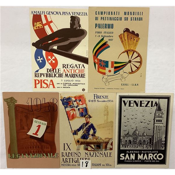 Italian Poster Art Postcards 5