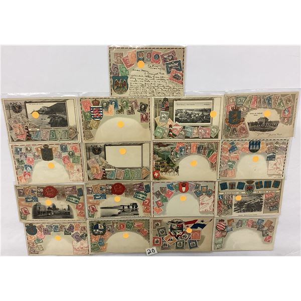 International Stamp Postcards 17