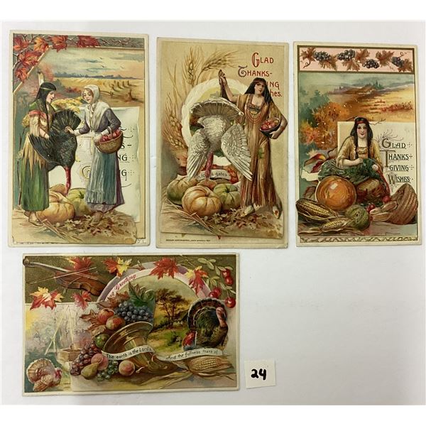 Winsch Thanksgiving Holiday Greeting Postcards 23