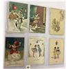 Image 3 : Children Dressed as Clowns Holiday Greeting Album Approx. 40 Postcards
