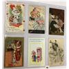 Image 7 : Children Dressed as Clowns Holiday Greeting Album Approx. 40 Postcards