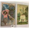 Image 4 : Patriotic Holiday Greetings Album Approx. 40 Postcards